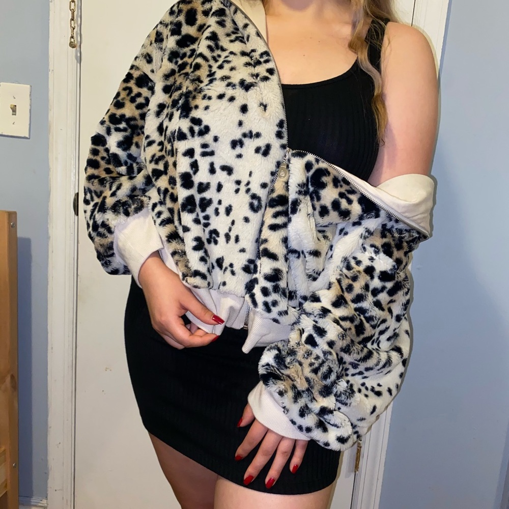 Animal print coat /jacket